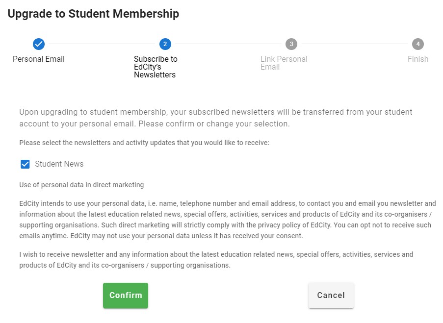 Update your subscription preferences.