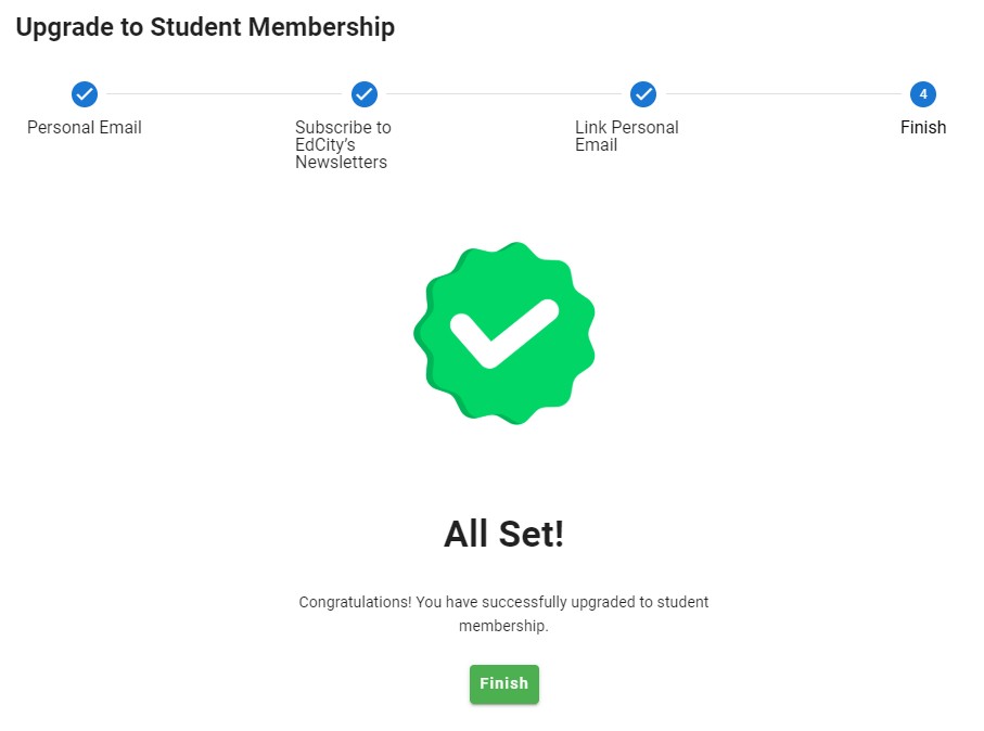 The upgrade is completed.